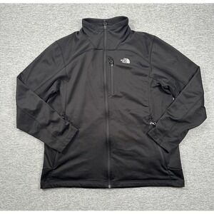 The North Face Jacket Mens Size XL Black Full Zip Pockets Outdoor Hiking